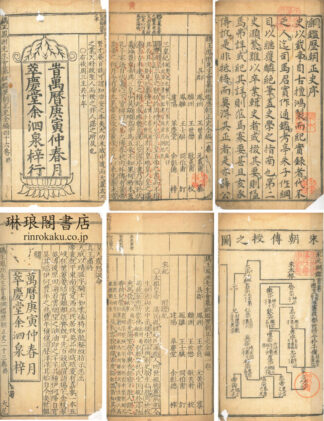 鐫王鳳洲先生会纂綱鑑歴朝正史全編 四十六巻（存四十三巻） 続宋元綱鑑正史二十三巻